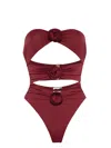 La Reveche Swimsuit  Woman Color Burgundy