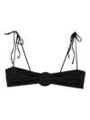La Reveche Halima Bikini Top In Black