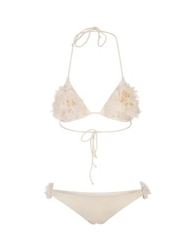 La Reveche Ivory Shayna Bikini In White