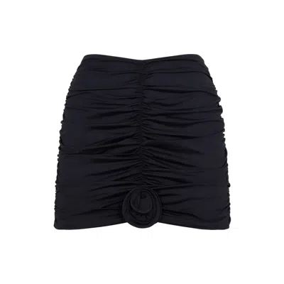La Reveche Lllibet Polyamide Skirt In Black