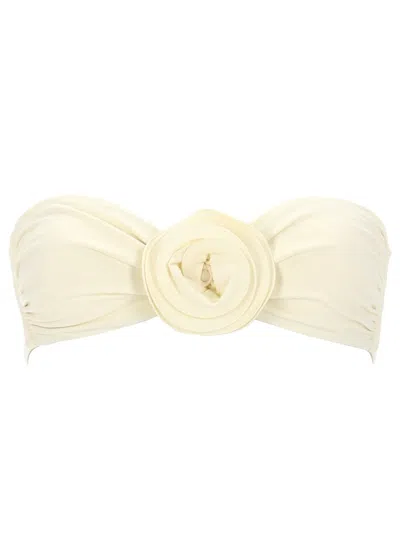La Reveche Mini Bikini Top In Neutral