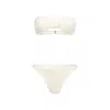 La Reveche Vesna Ivory Polyamide Bikini In Neutrals