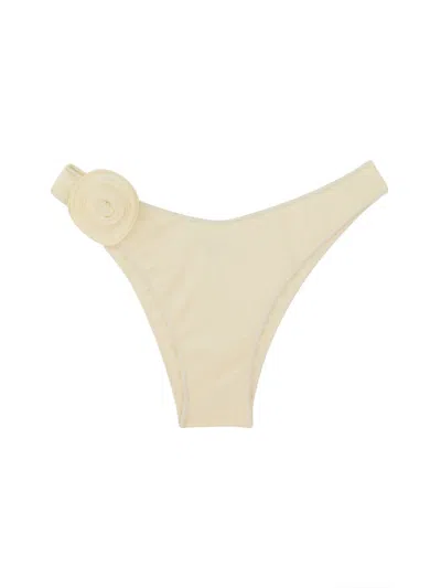 La Reveche "nuha" Bikini Bottom In White