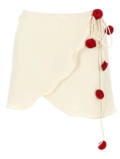 La Reveche Mini Bouquet Swim Pareo In Neutral
