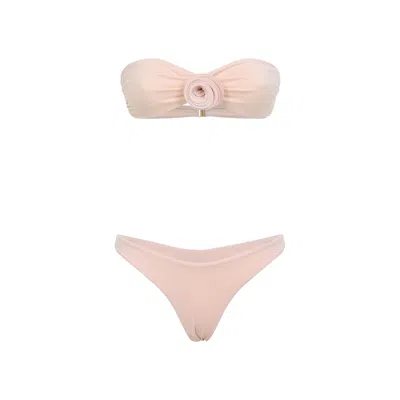 La Reveche Mini Bikini Set For Spring Summer 26 In Pink