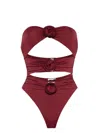 La Reveche Swimsuit  Woman Color Burgundy