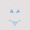 La Reveche Shanya Frills Bikini In Sky
