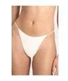 La Reveche String Bikini Bottoms In White