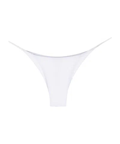 La Reveche String Bikini Bottoms In White
