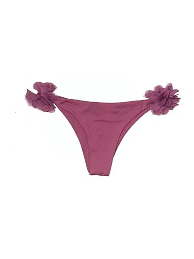 Pre-owned La Reveche Swimsuit Bottoms In Burgundy