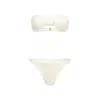 La Reveche Vesna Ivory Polyamide Bikini In Beige
