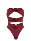 La Reveche Swimsuit  Woman Color Burgundy