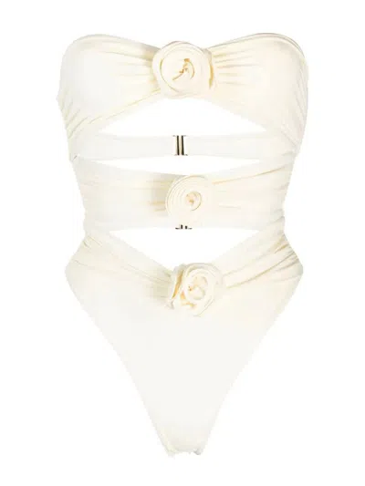 La Reveche Vesna One-piece Swimsuit In White