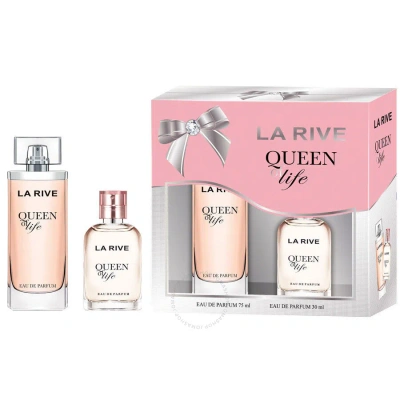 La Rive Ladies Queen Of Life Gift Set Fragrances 5901832069881 In Black / Orange