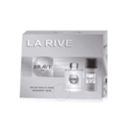 La Rive Men's Brave Gift Set Fragrances 5901832061779 In N/a