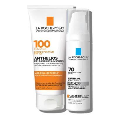 La Roche-posay Anthelios High Spf Face & Body Sunscreen Set