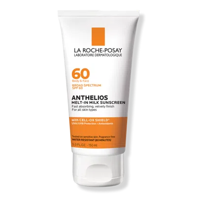 La Roche-posay Anthelios Melt-in Milk Body And Face Sunscreen Spf 60 - 5.0 oz