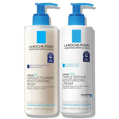 La Roche-posay Lipikar Ap+ Body Wash & Ap+m Moisturizing Cream Set