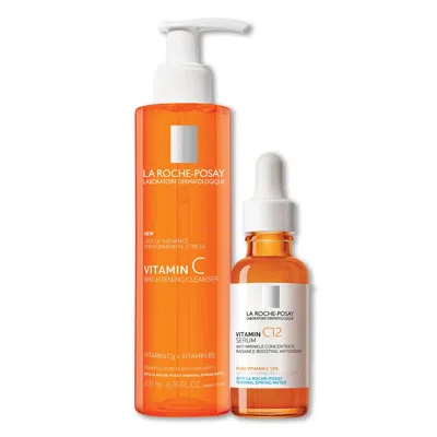 La Roche-posay Vitamin C Brightening Cleanser & Vitamin C12 Serum