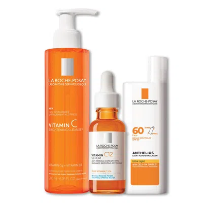 La Roche-posay Vitamin C Radiant Skin Routine Facial Cleanser Set