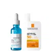 La Roche-posay Daily Replump And Protect Set: Hyalu B5 Hyaluronic Acid Serum + Spf50+