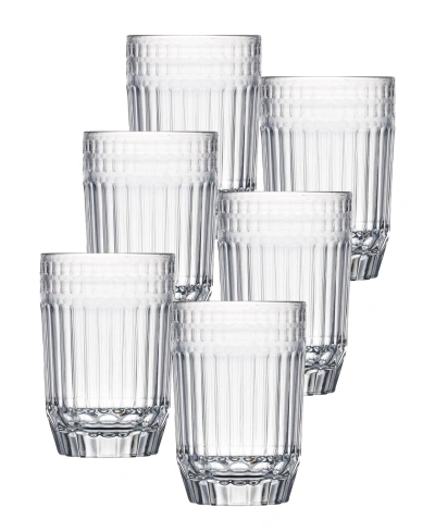 La Rochere 10 Oz. Coastal Tumbler, Set Of 6 In Clear