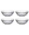 La Rochere Cedrat Stackable Bowls Set Of 4, 16 oz In Clear