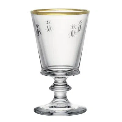 La Rochere Napoleon 4 - Piece 9oz. Glass All Purpose Wine Glass Glassware Set In Gold,clear