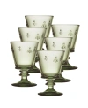 LA ROCHERE NAPOLEON BEE PROVENCE 9 OZ. WINE GLASS, SET OF 6