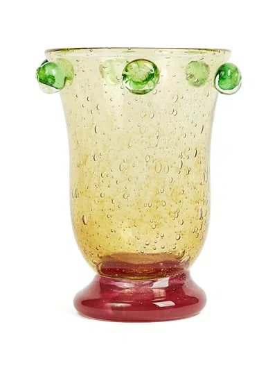 La Romaine Editions Catalan Vase In Yellow