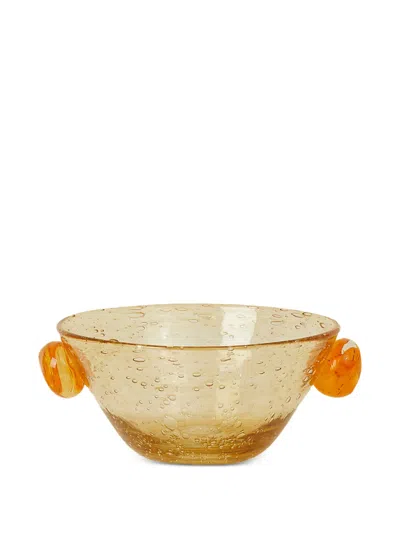 La Romaine Editions Poppy Bowl In Yellow