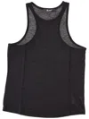 La Rose Light Jersey Cotton Cropped Tank Top In Black