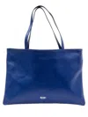 La Rose Blue Logo Tote Bag In Blue