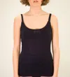 La Rose Blue Tank Top In Dark Blue