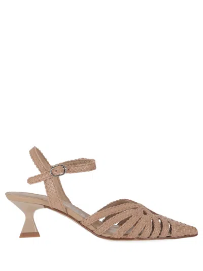 La Rose Brown Pointed Toe Pumps