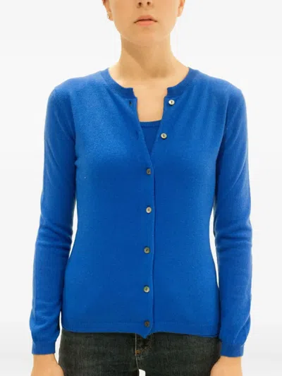 LA ROSE BUTTONED CASHMERE CARDIGAN
