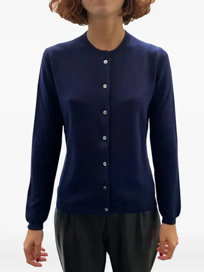 LA ROSE BUTTONED CASHMERE CARDIGAN