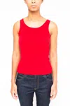 La Rose Canotta Cash Rosso