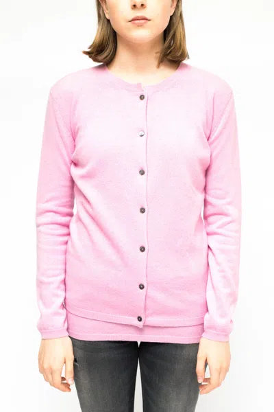 La Rose Cardigan Cashmere Lolita In Pink