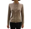 LA ROSE LA ROSE CARDIGAN CASHMERE TORTORA