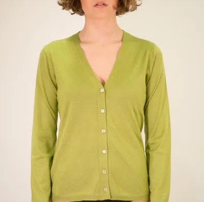 La Rose Cardigan Green