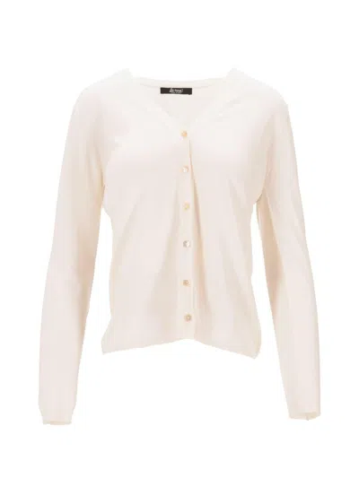 La Rose Cardigan Knit White