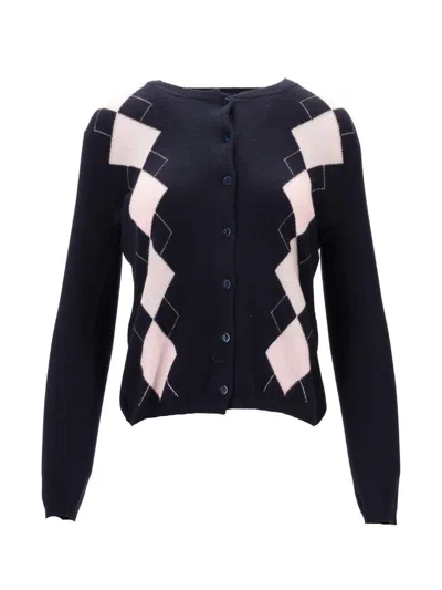 La Rose Cardigan Losanghe Cash