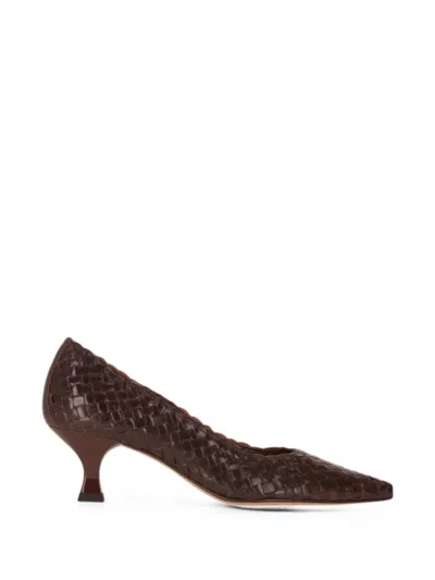 La Rose Carol Woven Pumps In Multi