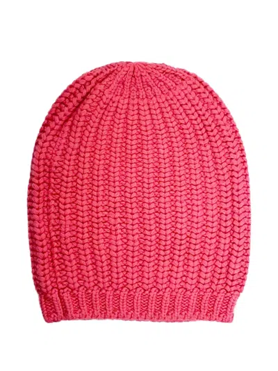 LA ROSE CASH COSTA CORTO RIBBED BEANIE