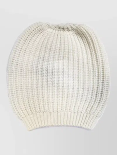 La Rose Cashmere Beanie Hat Soft Knit
