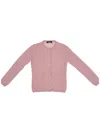 La Rose Cashmere Button Cardigan