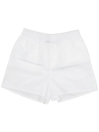 LA ROSE LA ROSE COTTON BUTTONED SHORTS