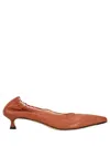 La Rose Decollete' Elast Nappa In Brown