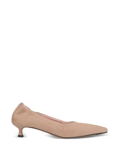 La Rose Elasticated Pointed-toe Pumps In Neutral